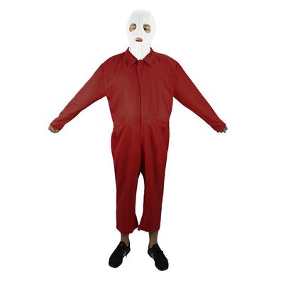 Cosplay Scary Movie US Red Jumpsuits Maske Kostume Halloween Fancy Kleid Anzuge