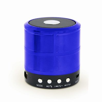 gembird Tragbare Bluetooth-Lautsprecher blau