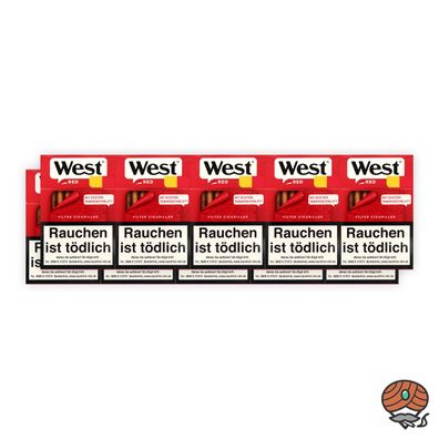 1 Stange West Red Filter Zigarillos 10x17 Stück