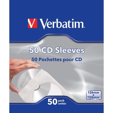 CD/DVD-Hüllen Papier 50er Pack Verbatim