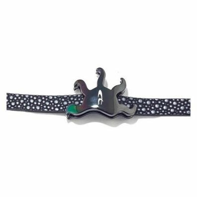 Damenarmreif Chronotech 1820060108 Schwarz Haut (21 cm)