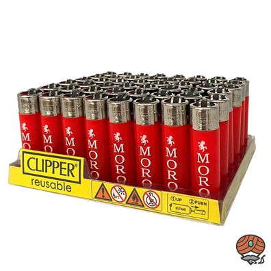 Clipper Micro / Mini Reibradfeuerzeuge MORO Volumen, Würfel 48 Stück