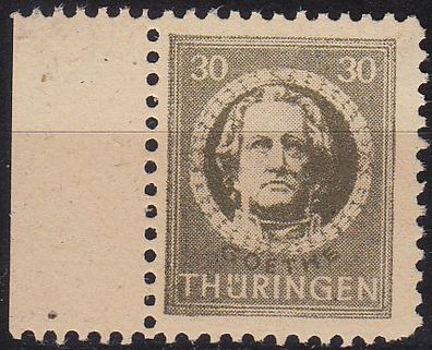 Germany Alliiert SBZ [Thüringen] MiNr 0099 AX ( * */mnh )