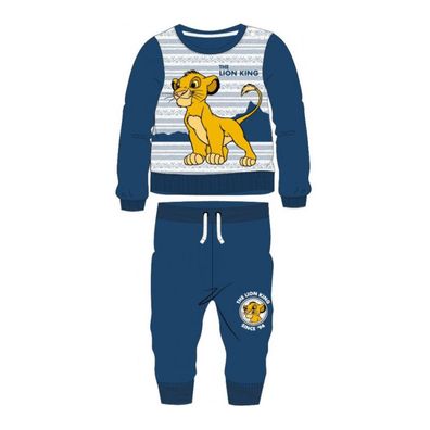 Baby Trainings- Anzug Motiv von König der Löwen - Größe: 68 Farbe: blau