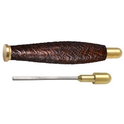 VAUEN Pfeifenstopfer Auenland 3 - Bruyère-Holz, braun, sandgestrahlt