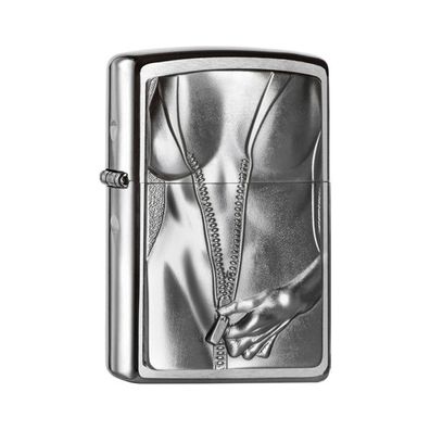 Zippo Benzin-Feuerzeug Zipper Girl, unbefüllt