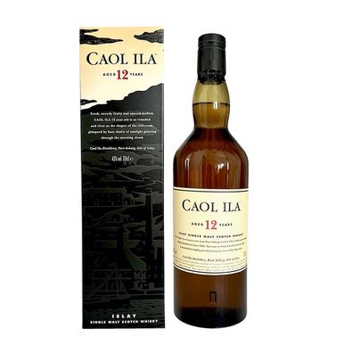 Caol Ila Single Malt Scotch Whisky 12 Jahre, 43% Vol. 0,7 l