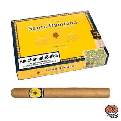 Santa Damiana Classic Churchill Zigarren Dominikanische Republik, 25 Stück