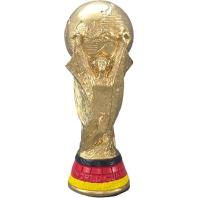 Fußball Weltmeister Pokal Deutschland 36cm mit schwarz-rot-gold