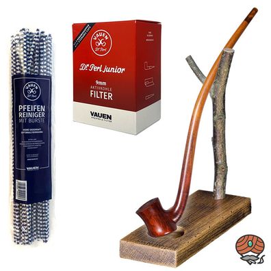 VAUEN Auenland Pfeife Doran, glatt - Angebot mit Zubehör