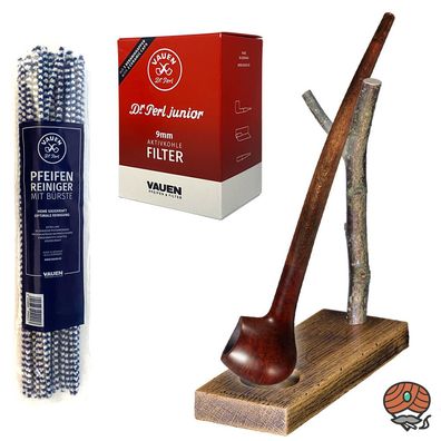 VAUEN Auenland Pfeife Toman, glatt - Angebot mit Zubehör