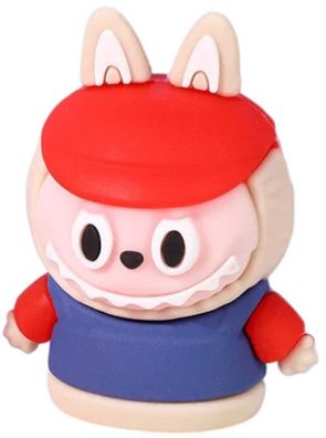 Labubu Figur - Rote Student Edition mit Anspitzer-Funktion