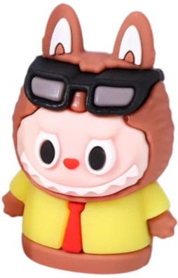 Labubu Figur - Gelbe Student Edition mit Anspitzer-Funktion