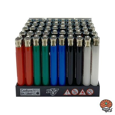 BX7 Einweg Reibrad Feuerzeuge, verschiedene Farben 50x