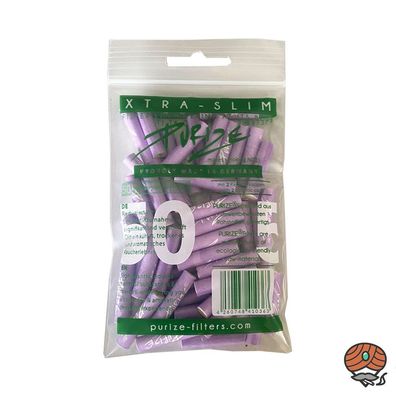 Purize Aktivkohlefilter XTRA SLIM lila, 50 Stück