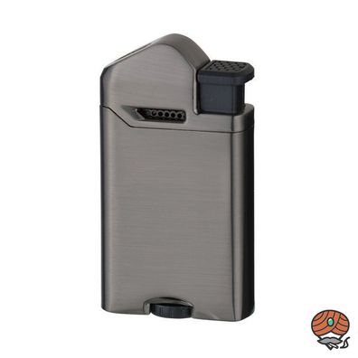 Eurojet Jet-Flame Feuerzeug mit breiter Flamme in anthrazit