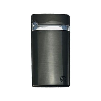 Rattray's Alfie Gunmetal Satin Feuerzeug, unbefüllt
