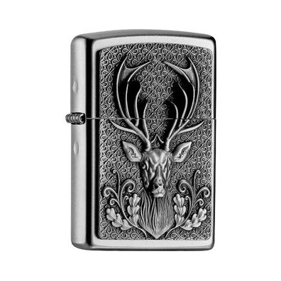Zippo Benzin-Feuerzeug Deer Head, unbefüllt