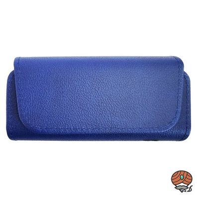 Angelo Etui passend für IQOS 3 Geräte, Lederimitat Blau