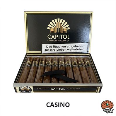Capitol CASINO (Robusto Grande) Zigarre aus Nicaragua, 10 Stück