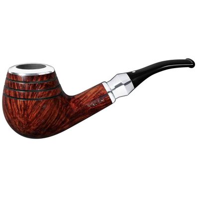 VAUEN Pfeife Shine SH 161, braun, glatt, 9mm Filter, Weißpunkt