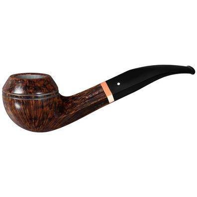 VAUEN Pfeife Six 107, dunkelbraun, glatt, 6mm Filter, Weißpunkt