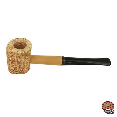 Corn Cob Pipe, Maiskolbenpfeife, 6mm Filter, gebogen oder gerade, nicht wählbar