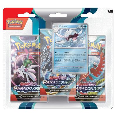 Kolowal | 3 Booster-Packs | Pokemon Karmesin & Purpur Karten deutsch