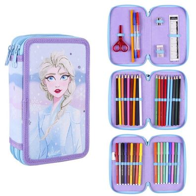 Federtasche gefüllt | Disney Frozen | Kinder Federmappe | Stifte-Etui