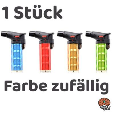 Atomic Tischfeuerzeug Torch Holography, Blaue Jet-Flamme, Farbe zufällig