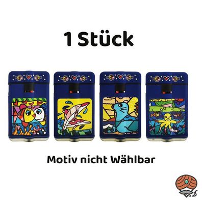 Easy Torch Powerflat Feuerzeug, Jetflamme, blau, 1x nicht wählbar