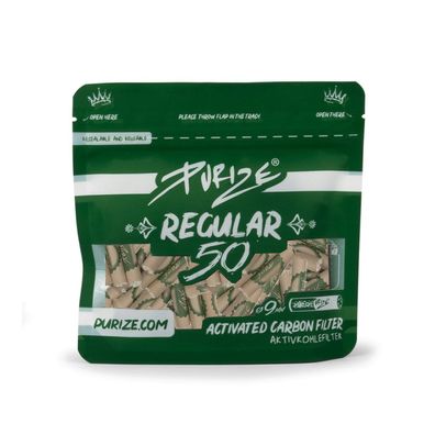Purize Aktivkohlefilter Regular braun / organic, 50 Stück