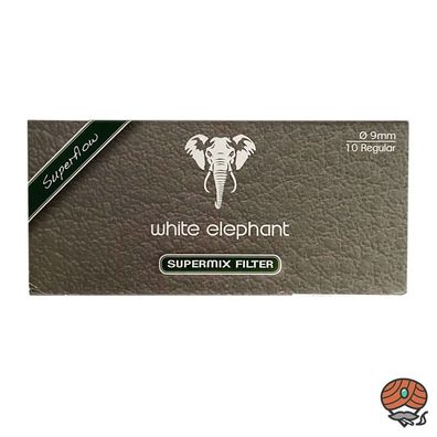 White Elephant Supermix Filter, 9 mm, 10 Stück