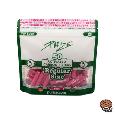 Purize Activkohlefilter Regular pink, 50 Stück
