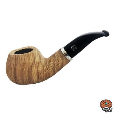 Rattray's Pfeife, Butcher's Boy Olive Sandblast 23, mit extra Mundstück