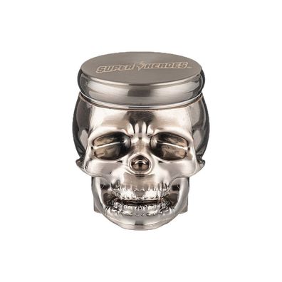 Super Heroes Kräutermühle, Skull Dark gun, Ø 55 mm, 4-teilig