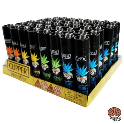 Clipper Reibradfeuerzeuge Homegrown, Würfel 48 Stück