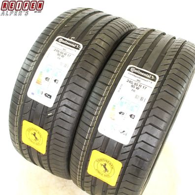 2X 245/45 R17 95W CONTI Sportcontact 5 Sommerreifen