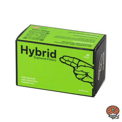 Hybrid Supreme Aktivkohlefilter 55er Schachtel 6,4mm