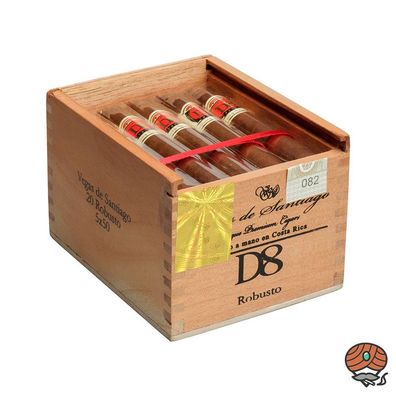 Vegas de Santiago D8 Robusto Zigarre aus Costa Rica, 20er Kiste