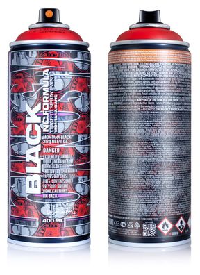 Sprühlack | Montana BLACK | Artist Edition | HOW & NOSM | Power Red | 400ml