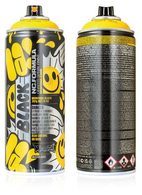 Sprühlack | Montana BLACK | Artist Edition | LAIA | Kicking Yellow | 400ml