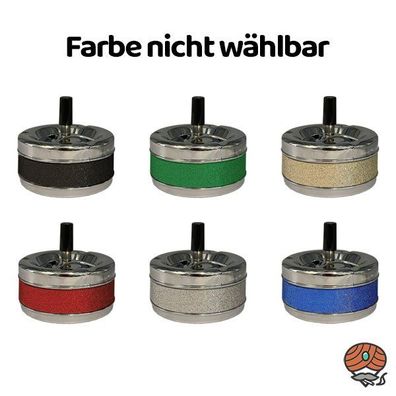Zorr Schleuder-/Drehaschenbecher im Glitzer-Design, Farbe nicht wählbar