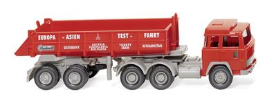 Wiking H0 1/87 067708 Magirus 235 D Hinterkippersattelzug "Testfahrt Europa-Asien"