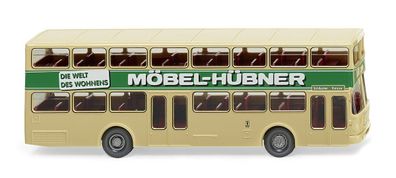 Wiking H0 1/87 073004 MAN SD 200 Doppeldeckerbus Möbel Hübner - OVP NEU