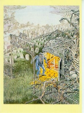 The Spirit Postcard: The Hideaway (by Will Eisner) (USA 1986)