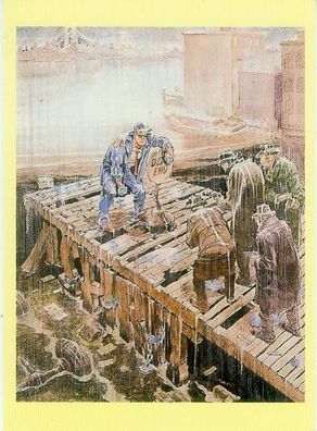 The Spirit Postcard: Dead End (by Will Eisner) (USA 1986)