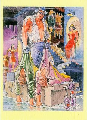 The Spirit Postcard: The Capture (by Will Eisner) (USA 1986)