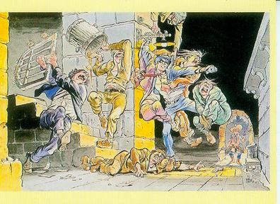 The Spirit Postcard: The Fight (by Will Eisner) (USA 1986)