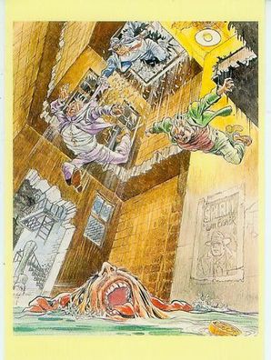 The Spirit Postcard: The Chase (by Will Eisner) (USA 1986)